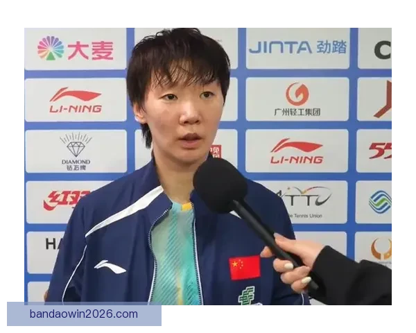 王曼昱四比二战胜申裕斌赛后采访点赞对手感谢马导展望与莎莎决赛精彩对决